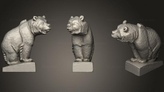 Animal figurines (Karhu17, STKJ_1115) 3D models for cnc
